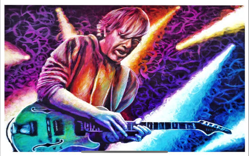 17x 23  “technicolor Trey”