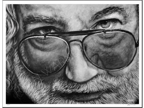 “Black & White Jerry”              (17” X 22”)