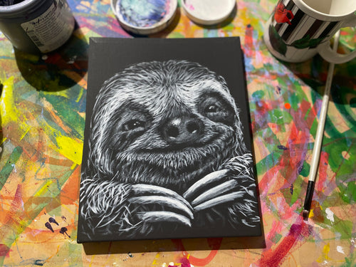OG 8 X 10 x 0.5 Baby Sloth (4 available @6pm est)