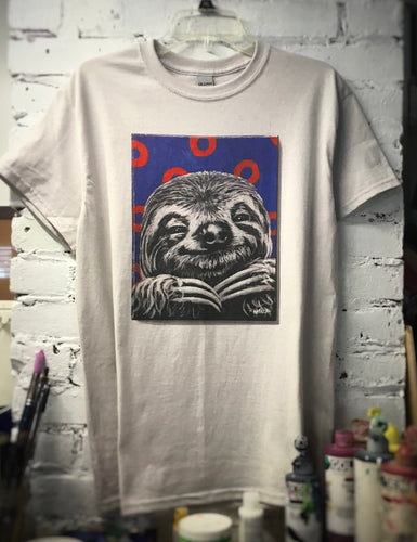 Baby Sloth T (silver)