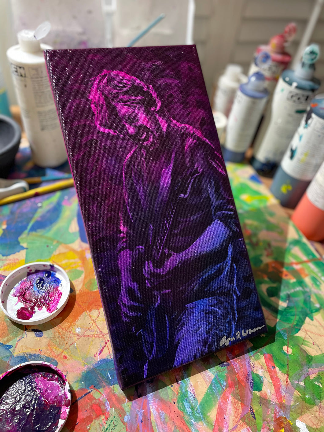 OG 7”X14” Trey “Magenta & Purp” (5 available @ 6pm est)
