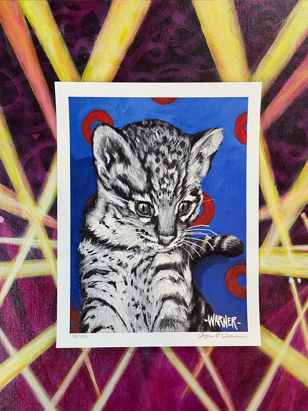 Baby Ocelot Print 8.5X11